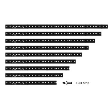 Martin VC-Strip 15 Creative 16x1 LED Video Strip sku number 90357450HU