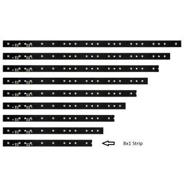 Martin VC-Strip 30 Creative 8x1 LED Video Strip sku number 90357470HU