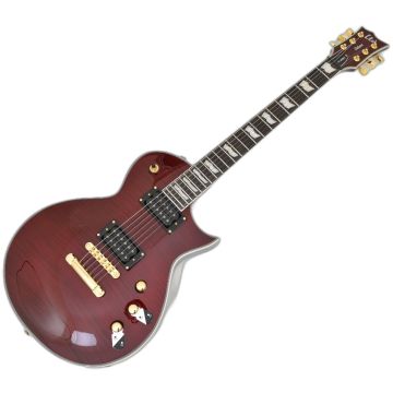 ESP LTD EC-1000T CTM Guitar in See Thru Black Cherry B-Stock 1447 sku number LEC1000TCTMFMSTBC-B1447
