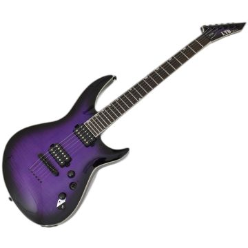 ESP LTD H3-1000 Guitar See Thru Purple Sunburst B-Stock sku number LH31000FMSTPSB.B