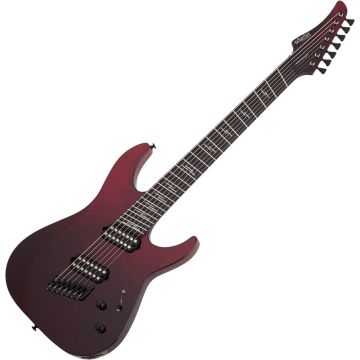 Schecter Reaper-7 Elite Multiscale guitar in Blood Burst sku number SCHECTER2182