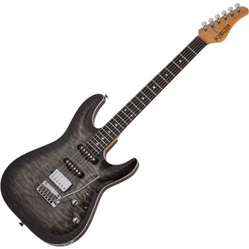 Schecter California Classic guitar in Charcoal Burst sku number SCHECTER7302
