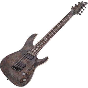 Schecter Omen Elite-7 MS guitar in Charcoal sku number SCHECTER2463