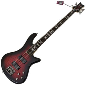 Schecter Stiletto Extreme-4 bass in Black Cherry sku number SCHECTER2500