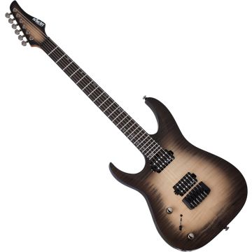 Schecter Banshee Mach-6 LH guitar in Fallout Burst sku number SCHECTER1416