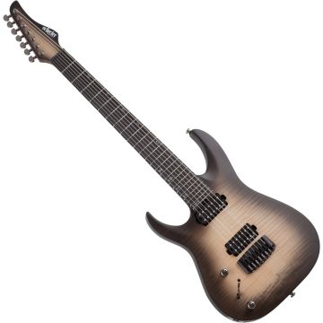 Schecter Banshee Mach-7 LH guitar in Fallout Burst sku number SCHECTER1418