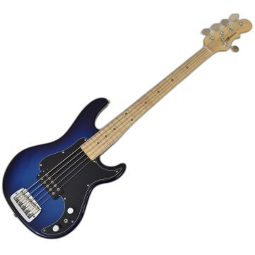 G&L USA Kiloton 5 String Build to Order Bass Blueburst sku number USA KILOTON-5 BB