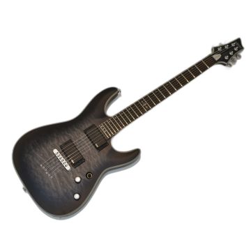Schecter C-1 Platinum Electric Guitar See-Thru Black Satin B-Stock 1030 sku number SCHECTER790.B 1030-2