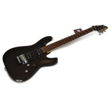 Schecter C-6 FR Deluxe Electric Guitar Satin Black B-Stock 1710 sku number SCHECTER434-B1710