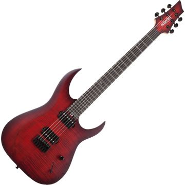 Schecter Sunset-6 Extreme guitar in Scarlet Burst sku number SCHECTER2571