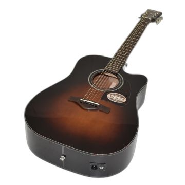 Ibanez AW4000CE-BS Artwood Series Acoustic Electric Guitar in Brn Sunburst High Gloss Finish 1496 sku number AW4000CEBS-1496