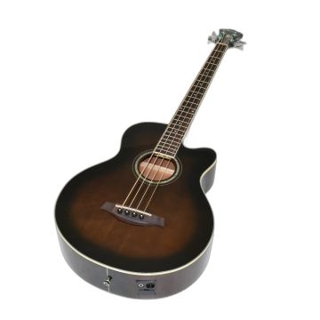 Ibanez AEB10E-DVS Artwood Series Acoustic Electric Bass in Dark Violin Sunburst High Gloss Finish 9676 sku number AEB10EDVS-B9676