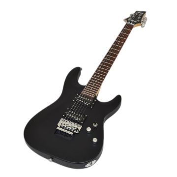 Schecter C-6 FR Deluxe Electric Guitar Satin Black B-Stock 0957 sku number SCHECTER434-B0957
