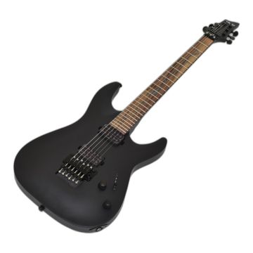 Schecter Damien-6 FR Guitar Satin Black B-Stock 1524 sku number SCHECTER2471.B1524