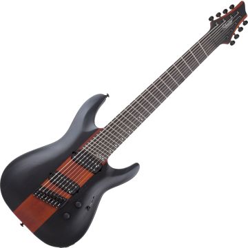 Schecter C-8 Multiscale Rob Scallon guitar in Satin Dark Roast sku number SCHECTER903