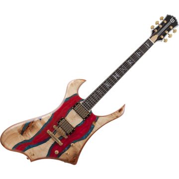 Schecter Goregehn Special Edition guitar in Blood River Burl sku number SCHECTER4578