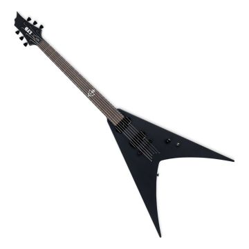 ESP LTD HEX-6 Nergal Electric Guitar Black Satin sku number LHEX6BLKS