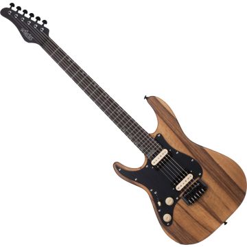 Schecter Sun Valley Super Shredder Exotic HT Black Limba LH guitar in Natural Satin sku number SCHECTER1271
