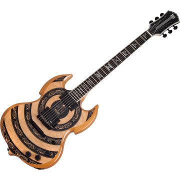 Wylde Audio RawTop Barbarian Norse Dragon Guitar sku number SCHECTER4574