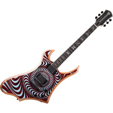 Schecter Goregehn guitar in Cocobolo Psychic Bullseye sku number SCHECTER4576