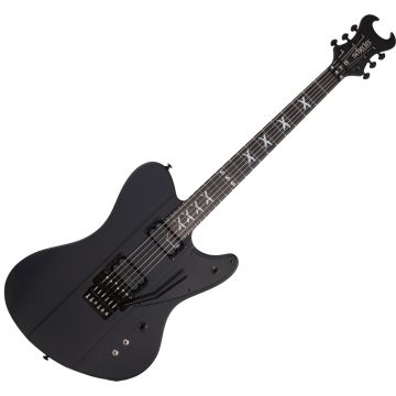 Schecter Riggs Ultra FR-S guitar in Satin Black sku number SCHECTER2291
