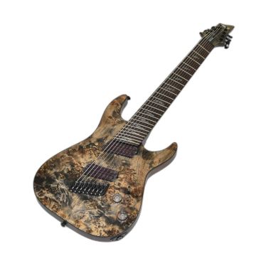 Schecter Omen Elite-8 Multiscale guitar in Charcoal sku number SCHECTER2466