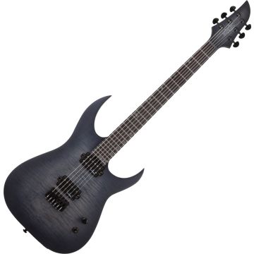 Schecter KM-6 MK-III Legacy guitar in Transparent Black Burst sku number SCHECTER873
