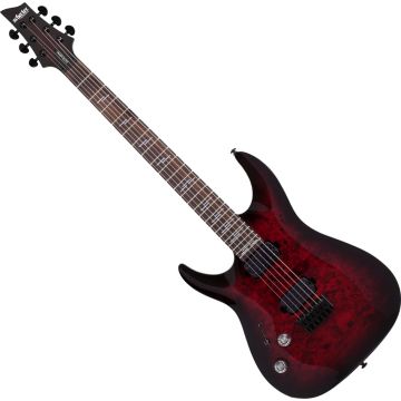 Schecter Omen Elite-6 LH guitar in Black Cherry Burst sku number SCHECTER2459