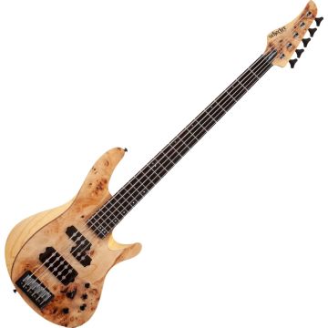 Schecter Reaper-5 bass in Natural Satin sku number SCHECTER2929