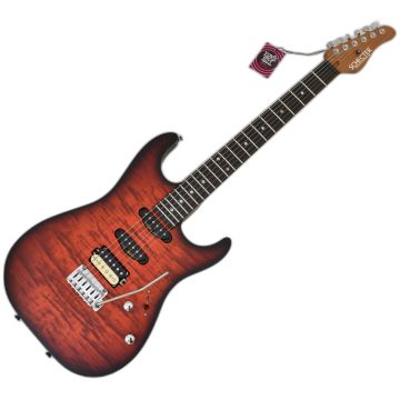 Schecter USA Sunset Custom-II HSS Guitar Tiger Eye Satin sku number SCHECTER7156