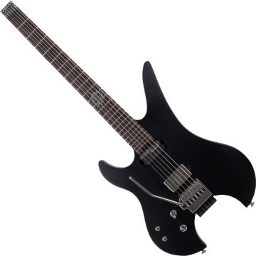 Schecter Synyster Gates Custom- 6 TR-S Headless LH guitar in Satin Black sku number SCHECTER2116