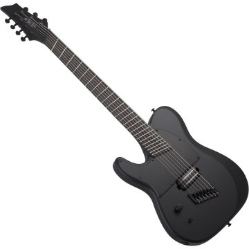 Schecter PT-7 MS Black Ops LH guitar in Satin Black Open Pore sku number SCHECTER624