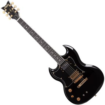 Schecter ZV-H6LLYW66D-S LH guitar in Gloss Black sku number SCHECTER546