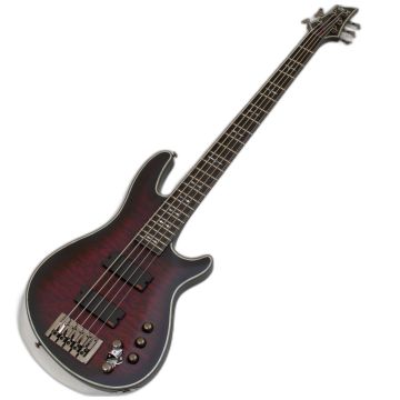 Schecter Hellraiser Extreme-5 Electric Bass Crimson Red Burst Satin B-Stock 1027 sku number SCHECTER1919-B1027
