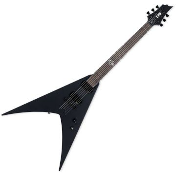 ESP LTD HEX-6 Nergal Guitar Black Satin B-Stock sku number LHEX6BLKS-B