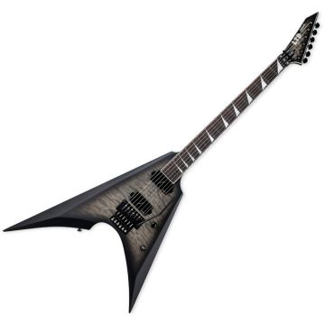 ESP LTD Arrow-1000 QM Guitar Charcoal Burst Satin B-Stock sku number LARROW1000QMCHBS-B