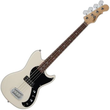 G&L Tribute Fallout Short Scale Bass Olympic White sku number TI-FLB-111R56R20