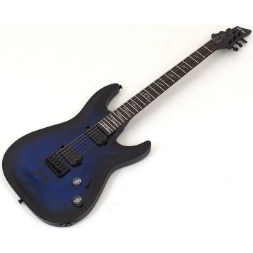 Schecter Omen Elite-6 Guitar See-Thru Blue Burst B-Stock 1739 sku number SCHECTER2452-B1739