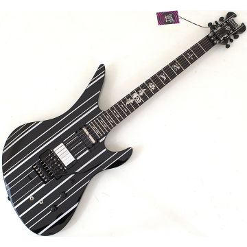 Schecter Synyster Custom-S Guitar Black Silver B-Stock 0859 sku number SCHECTER1741-B0859