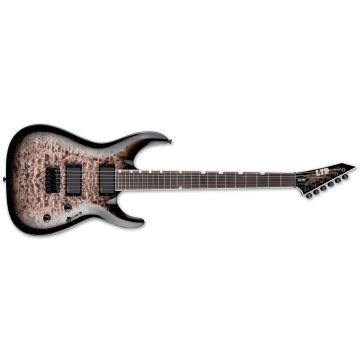 ESP LTD MH-400HT/QM SEE THRU BLACK SUNBURST guitar sku number LMH400HTQMSTBLKSB
