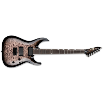 ESP LTD MH-400HT/QM SEE THRU BLACK SUNBURST guitar sku number LMH400HTQMSTBLKSB