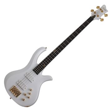 Schecter FreeZesicle-4 guitar in Metallic White sku number SCHECTER2301