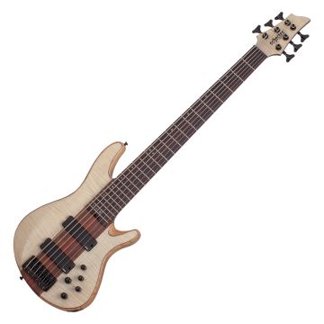 Schecter Charles Berthoud CB-6 bass in Natural Satin sku number SCHECTER2875