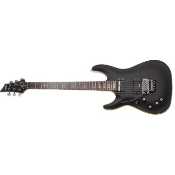 Schecter Demon-6 FR-S LH guitar in Aged Black Satin sku number SCHECTER3670