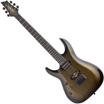 Schecter C-1 50th Anniversary LH guitar in Gold Burst sku number SCHECTER4139
