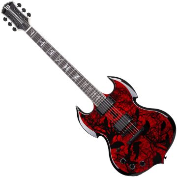 Wylde Audio Blood Raven Barbarian LH Guitar sku number SCHECTER4585