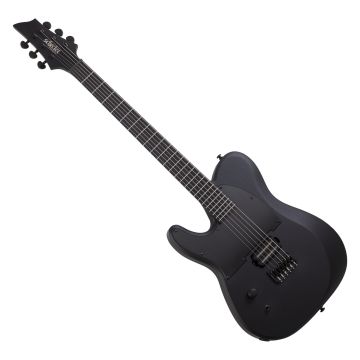 Schecter PT Black Ops LH guitar in Satin Black Open Pore sku number SCHECTER623