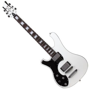 Schecter Stargazer-6 LH guitar in Gloss White sku number SCHECTER686