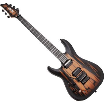 Schecter C-1 FR-S Pale Moon LH guitar in Natural Satin With Black Burst sku number SCHECTER695
