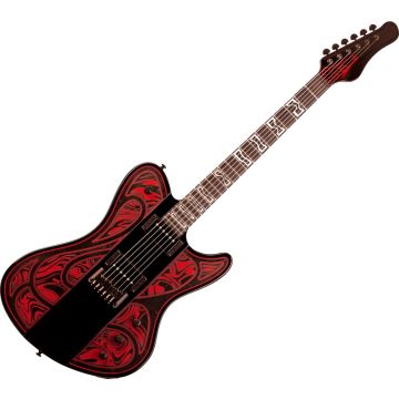 Schecter Ultra Przym Mercury Rose guitar in Gloss Black sku number SCHECTER926